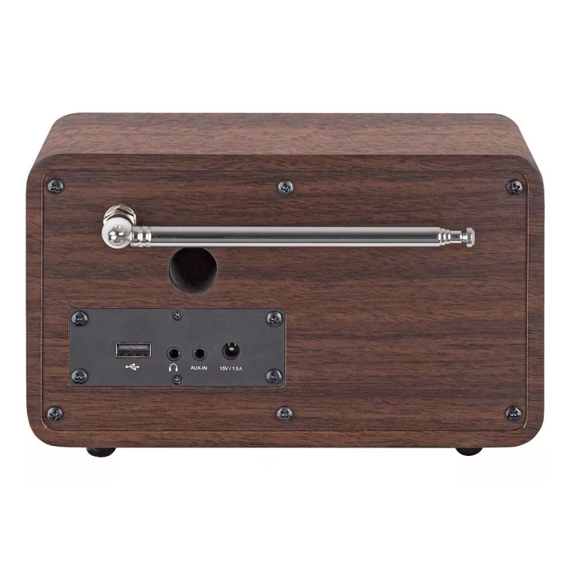 Portable DAB+ Radio Imperial DABMAN i170 — FM/DAB+ tuner, 10 W RMS, 2.4 inch display, 3.5 mm, USB-A, black/wood