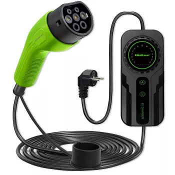 Mobile EV charger QOLTEC 52468 Type 2, 3.5 kW, 16 A, 5 m cable, IP65