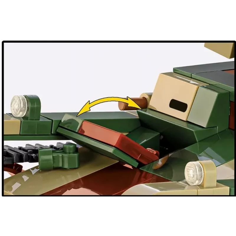 Cobi Building Blocks Light Tank 7TP model, 669 pieces, COBI-2661