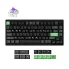 Mechanical keyboard Keychron P1 H-M1Z 75% wired & wireless USB, RF, Bluetooth 5.2, RGB backlight, black, battery up to 100 h, USB-C