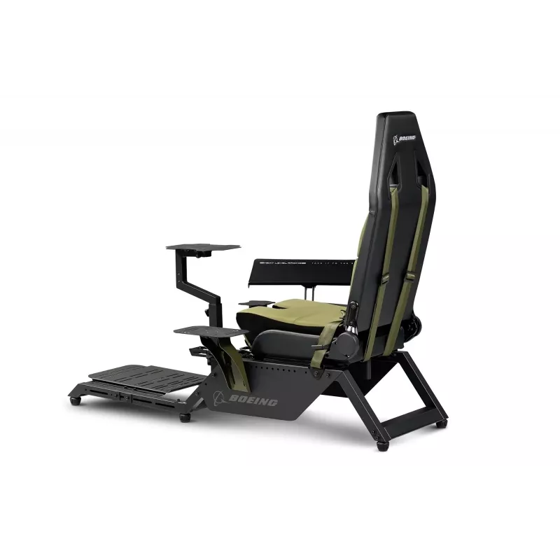 Cockpit seat by next level racing Flight Simulator Boeing Military 396055 — dedicated flight simulation seat compatible with yokes and pedals