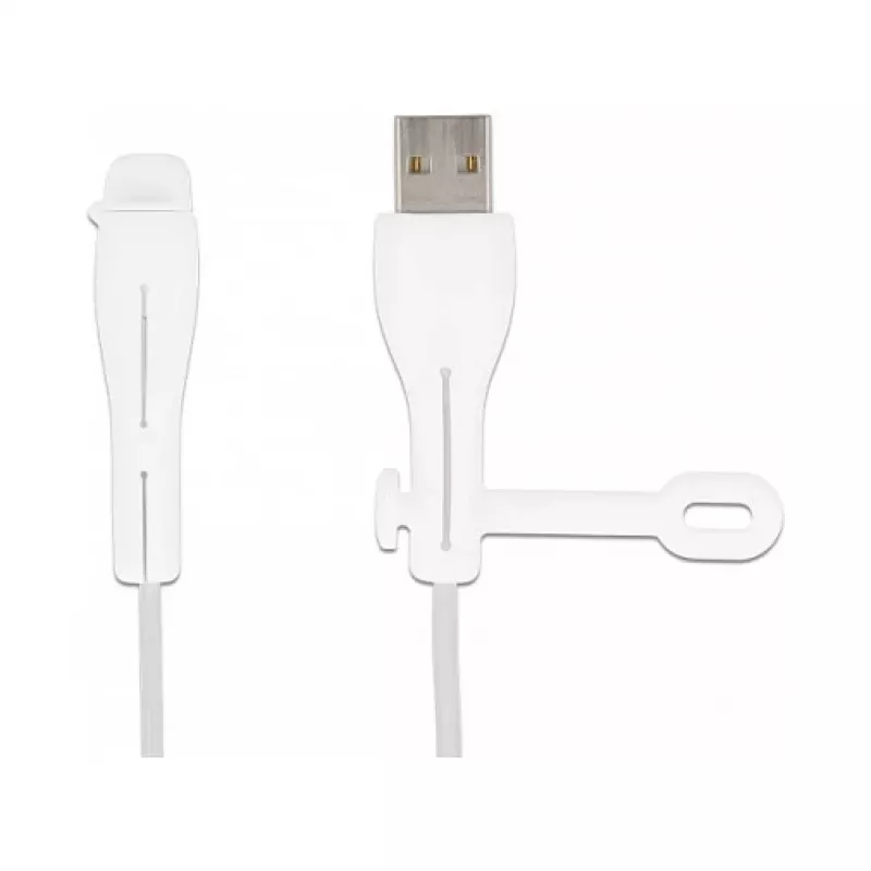 DeLOCK Dust Cover for USB Type-A male and USB Type-C male set 2 pieces white