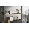 Cama Shelf PORTO 150x18x16.5 oak/black