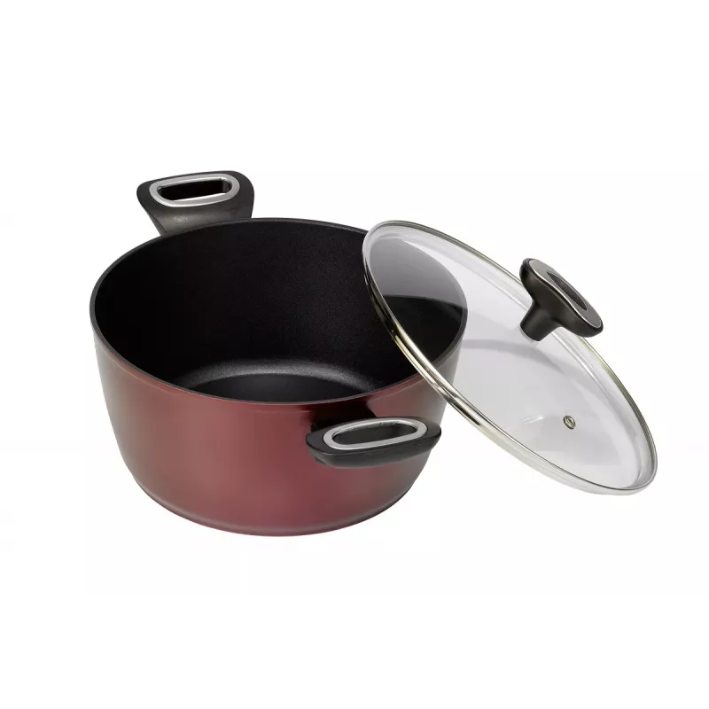 soup pot JATA CF920 2.4 L Red Aluminium