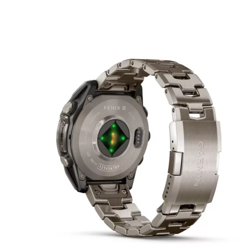 Smartwatch GARMIN Fenix 8 47 mm, 1.4 inch (3.56 cm) AMOLED 454×454, Titanium, Wi‑Fi, GPS