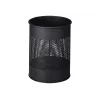 Trash Can Durable 331058 15 L Round Metal Anthracite