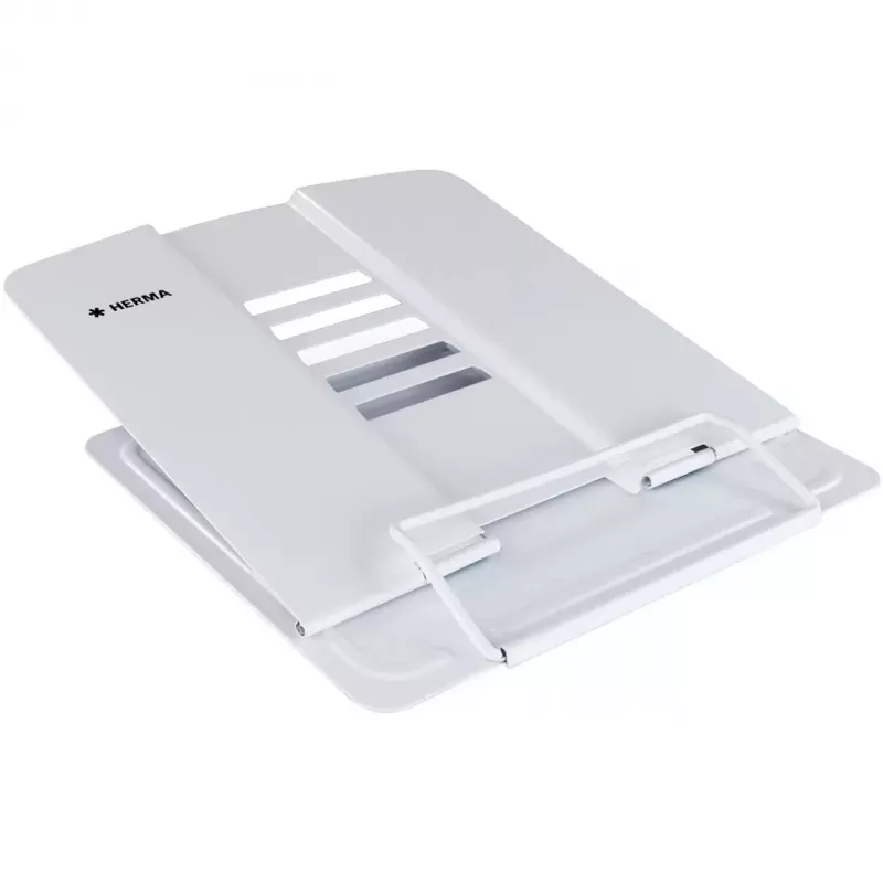 Book Holder HERMA 19963 White Metal