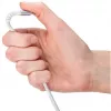 super-soft USB 2.0 Braided Cable, USB-C Plug > USB-C Plug (White, 1 Meter)