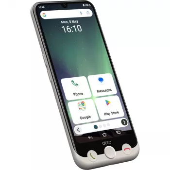 Smartphone Doro Aurora A30 6.1 inch 6GB 128GB White