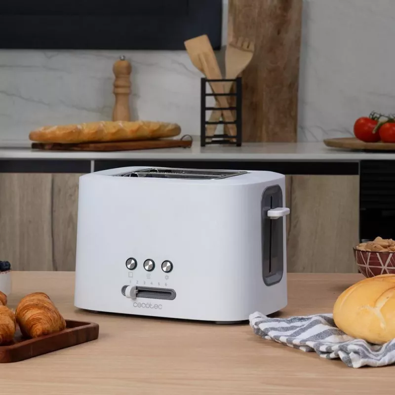 Toaster Toast&Taste 9000 Double White (White, 980 Watt, for 2 slices Toast)