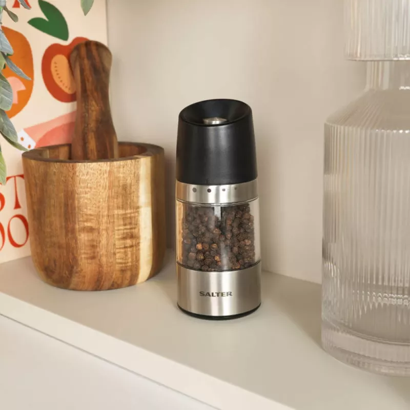Salt and pepper grinder Salter BW12946EU7, adjustable coarseness, ceramic mechanism