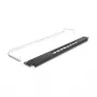 DeLOCK 67060 19-inch D-Type patch panel with strain relief, 8-port centered, 1U, black