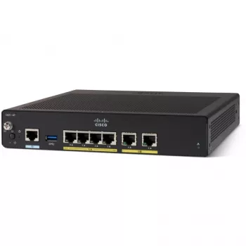 Wired Router Cisco C927-4P Gigabit Ethernet Black