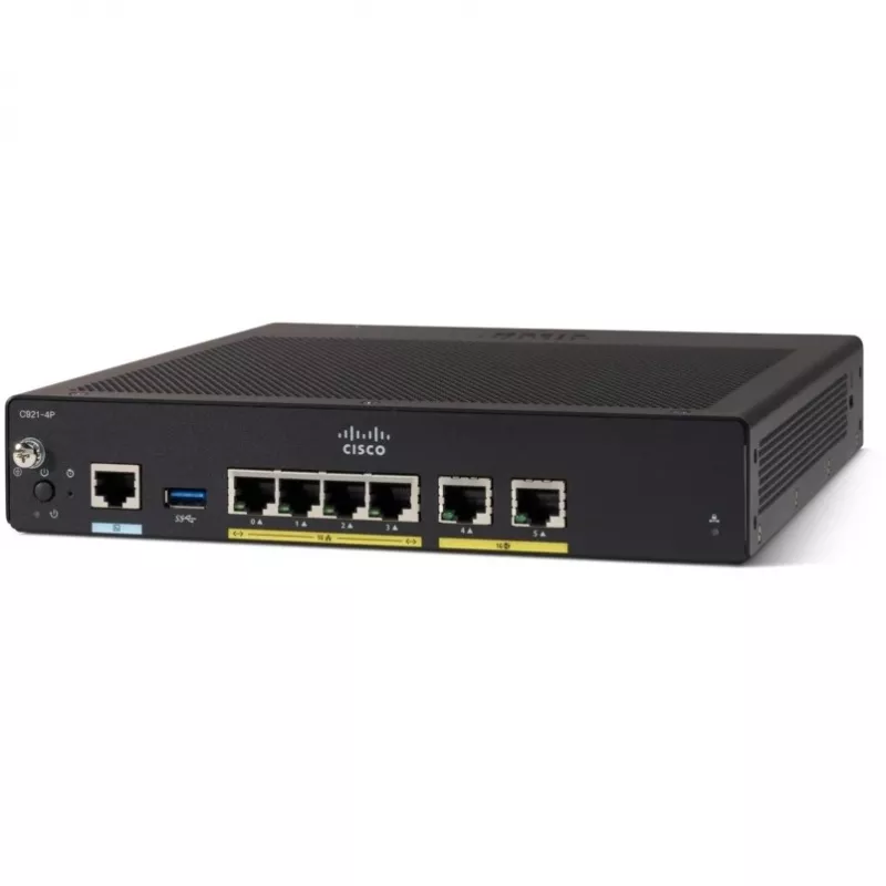 Wired Router Cisco C927-4P Gigabit Ethernet Black