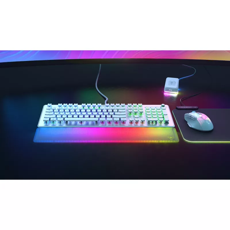 Turtle Beach Vulcan II Max keyboard Gaming USB German White