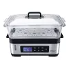 STEBA DG 2 steamer (1200 Watt, Stainless Steel / Black) (05.22.00)