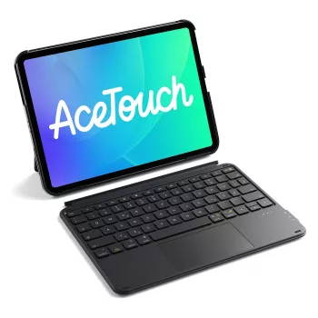 Folio keyboard case Inateck KB04122 for 11 inch iPad — QWERTZ layout, Bluetooth, 500 mAh battery, 450 g