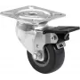 Caster wheel 50 mm Roadinger 30004016 grey with brake