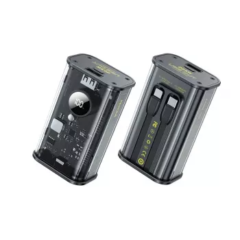 Power Bank WK-WP-345_BLACK, 1000 mAh Fast Charging