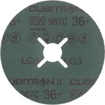 Abrasive Fiber Disc 3M Cubitron II 987 C 125 mm K60+ INOX Ceramic Grain