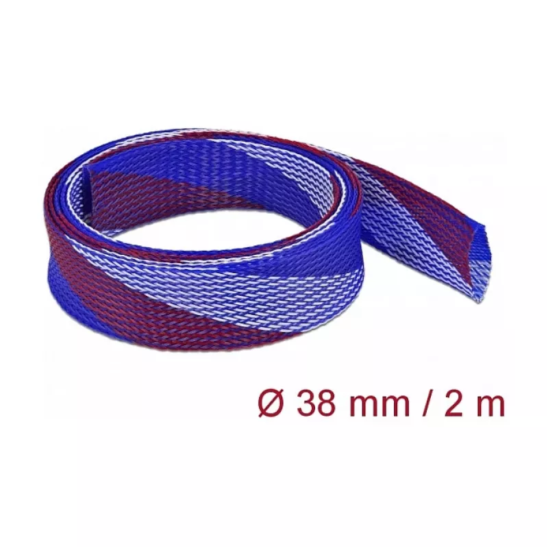 Cable Sleeve DeLOCK 20756 Blue Red White