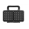 Sandwich maker MPM MPO-43M 3in1 1000W — multifunctional sandwich press for 4 sandwiches, grilling, toasting and waffles, black