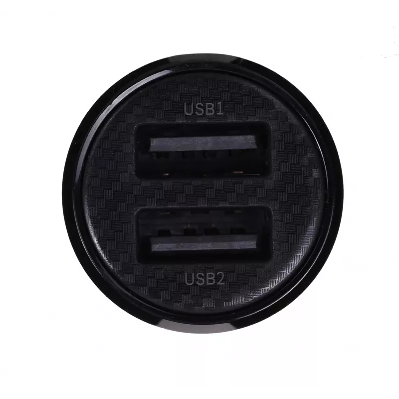 Car Charger Baseus Gain Pro Universal Black — 2× USB 2.0, 2.4 A per port, Input 12–24 V, 5 V output