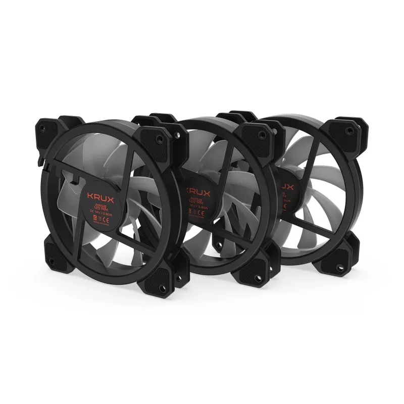 KRUX Lunar 120 ARGB 3-Pack Case Fans