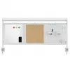 Desk divider Ergo Office ER-300 W, width 1250 mm, max load 10 kg