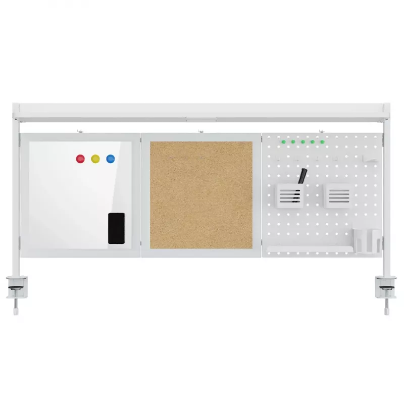 Desk divider Ergo Office ER-300 W, width 1250 mm, max load 10 kg
