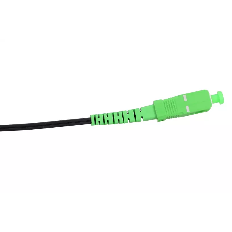 Extralink SC/APC-SC/APC Flat Patchcord drop single mode Simplex G.657A2 150m