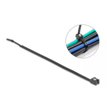Cable Tie DeLOCK 200x4.8mm 50pcs Black