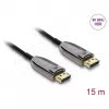 DELOCK Active Optical Cable DisplayPort 2.1 8K 60 Hz 40 Gbps 15 m