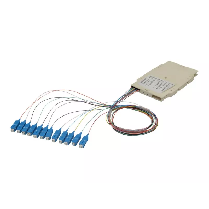 Splice cassette Digitus A-96522-02-UPC-4 with 12 pigtails SC OM4