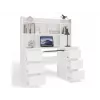 KUBA Desk Set + Extension Piece, White