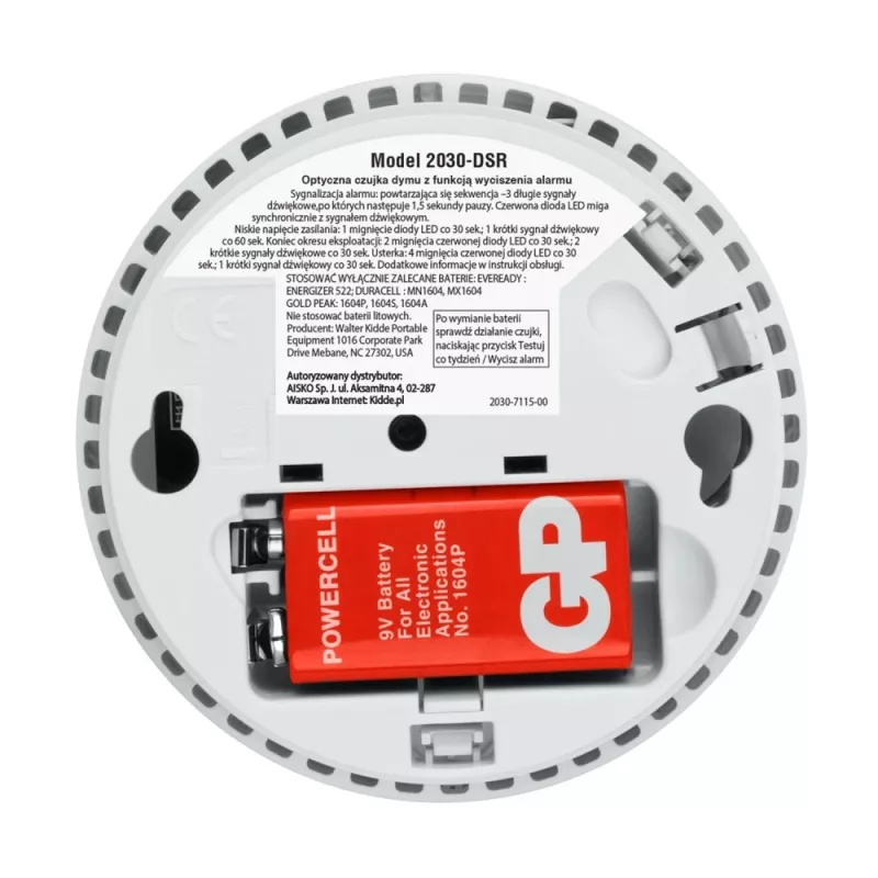 Kidde Smoke Detector 2030-DSR