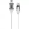 Goobay Ethernet-Cable USB-C 3.1 to RJ45 Slim 2 m - connects router, modem or (74387)
