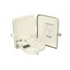 Fiber optic distribution box Extralink Edith 16 core Grey ABS