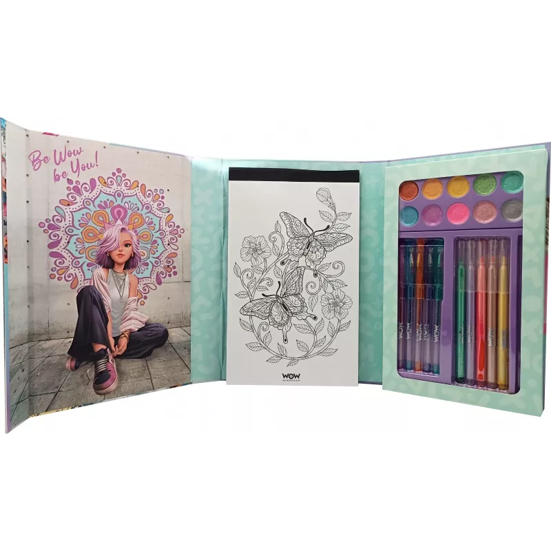 Creative painting set Kids Euroswan WOW00084 — Mandala glitter kit for kids