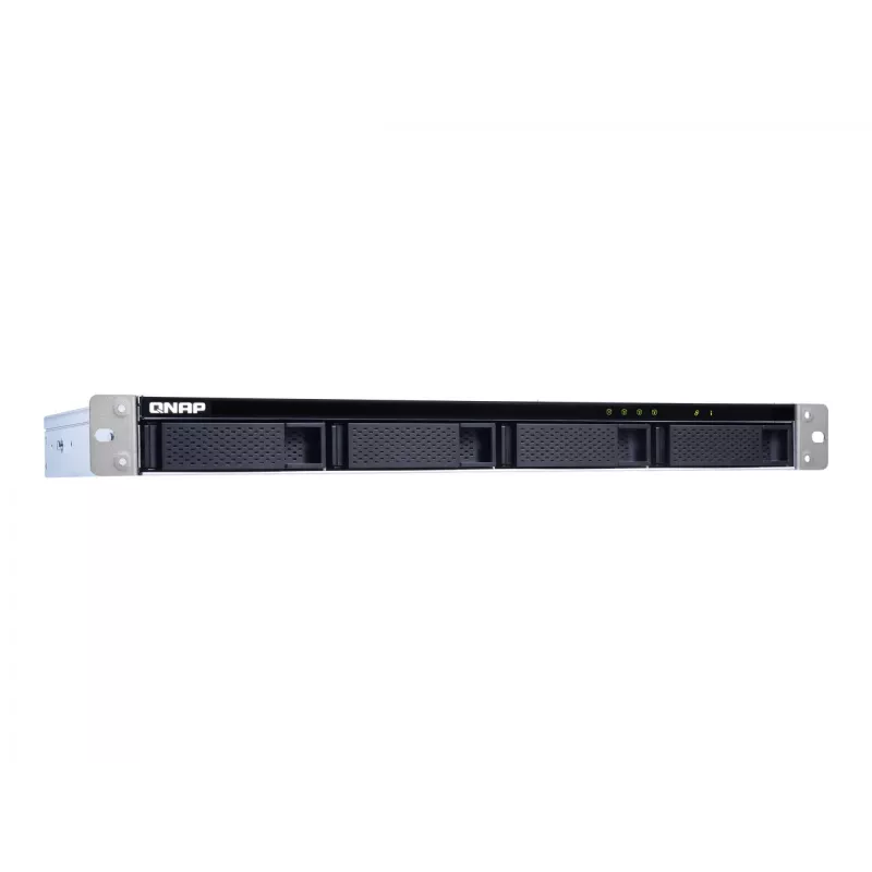 QNAP TL-R400S - Festplatten-Array - 4 Schächte (SATA-600) - SATA 6Gb/s (extern) - Rack - einbaufähig - 1U