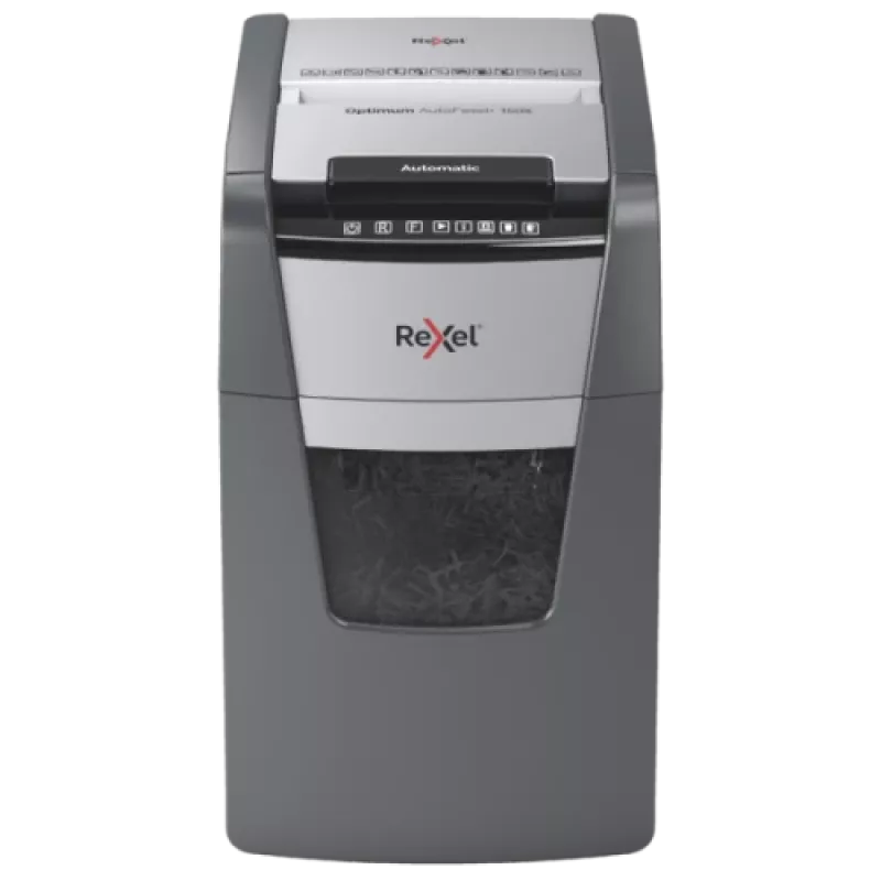 Rexel Optimum AutoFeed+ 150X Automatic Cross Cut Paper Shredder P4