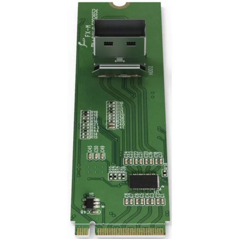 ICY DOCK - M.2 NVMe PCIe 4.0 SSD to 1 x SlimSAS 4i Adapter with Redriver