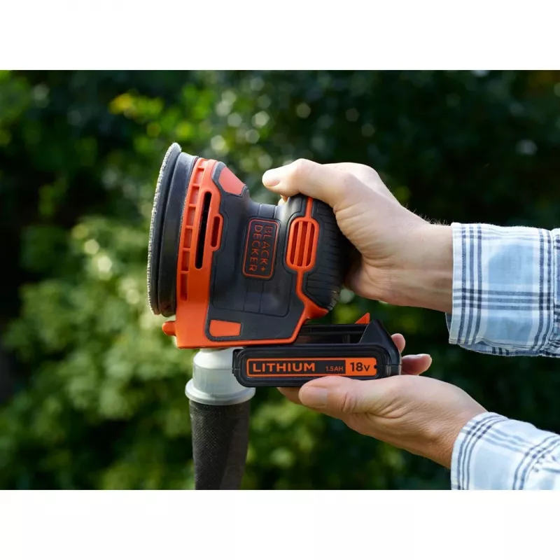 Black & Decker BDCROS18N-XJ portable sander Orbital sander 12000 RPM Black, Orange