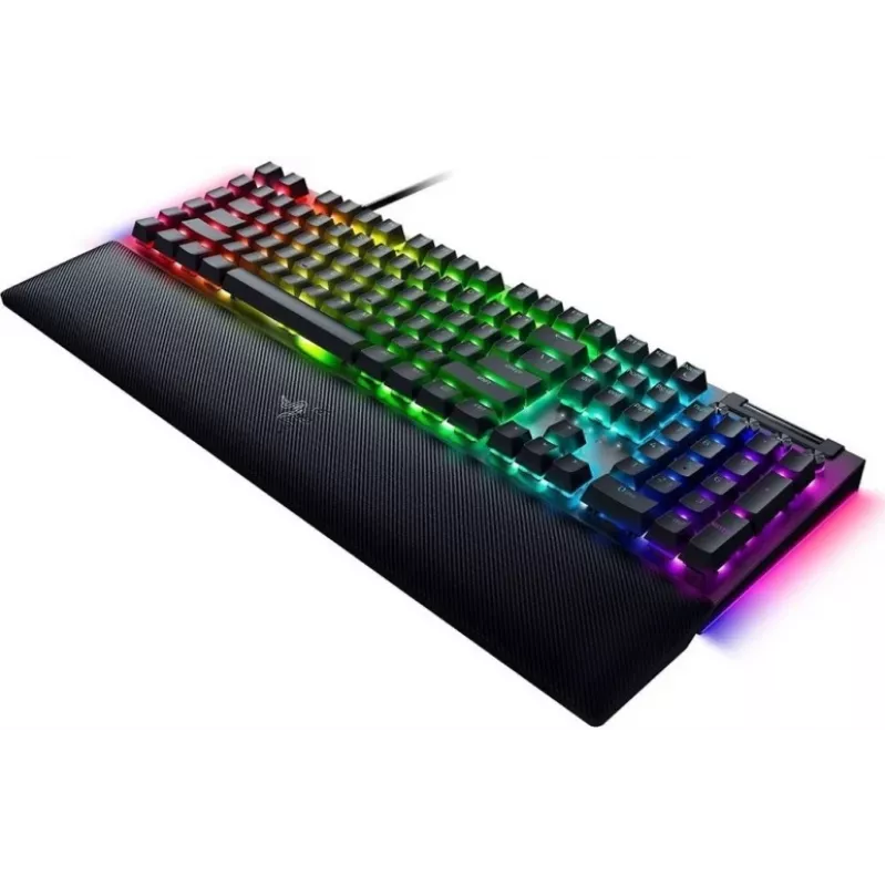 Razer BlackWidow V4 Mechanin? klaviat?ra žaidimams, Green Switch, US išd?stymas, su laidu, Juodas