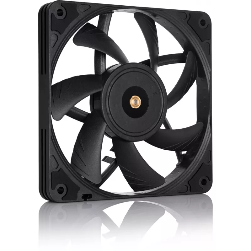 120 mm Noctua NF-A12x15 PWM slim case fan, 15 mm thickness, 12 V, PWM, 450–1850 RPM, 94.2 m³/h, 23.9 dB, SSO bearing