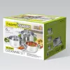 MAESTRO MR-2020-6M 6-piece cookware set, stainless steel