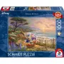 Thomas Kinkade Studios: Disney - Donald and Daisy A Duck Day Afternoon, Puzzle 1000 Pieces