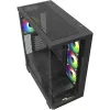 ELITE SHARK CA500 , Tower-Enclosure black, Tempered Glass x 2
