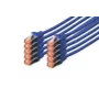 Network Cable Digitus CAT 6 S/FTP RJ-45 0.5m Blue