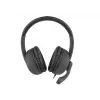 Wired binaural headset NATEC Rhea with boom microphone, 3.5mm connectors, 2.2 m cable, 32 Ω impedance